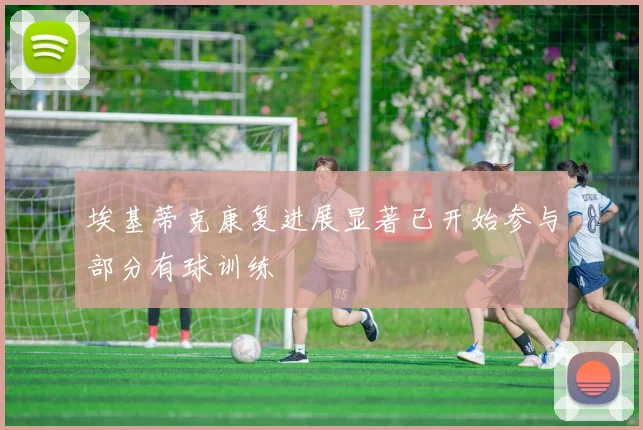 埃基蒂克康复进展显著已开始参与部分有球训练